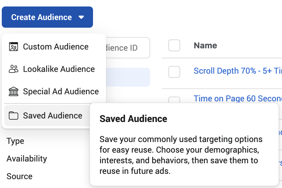 Facebook Saved Audiences: How to Save Time Creating Facebook Ads - Jon Loomer Digital